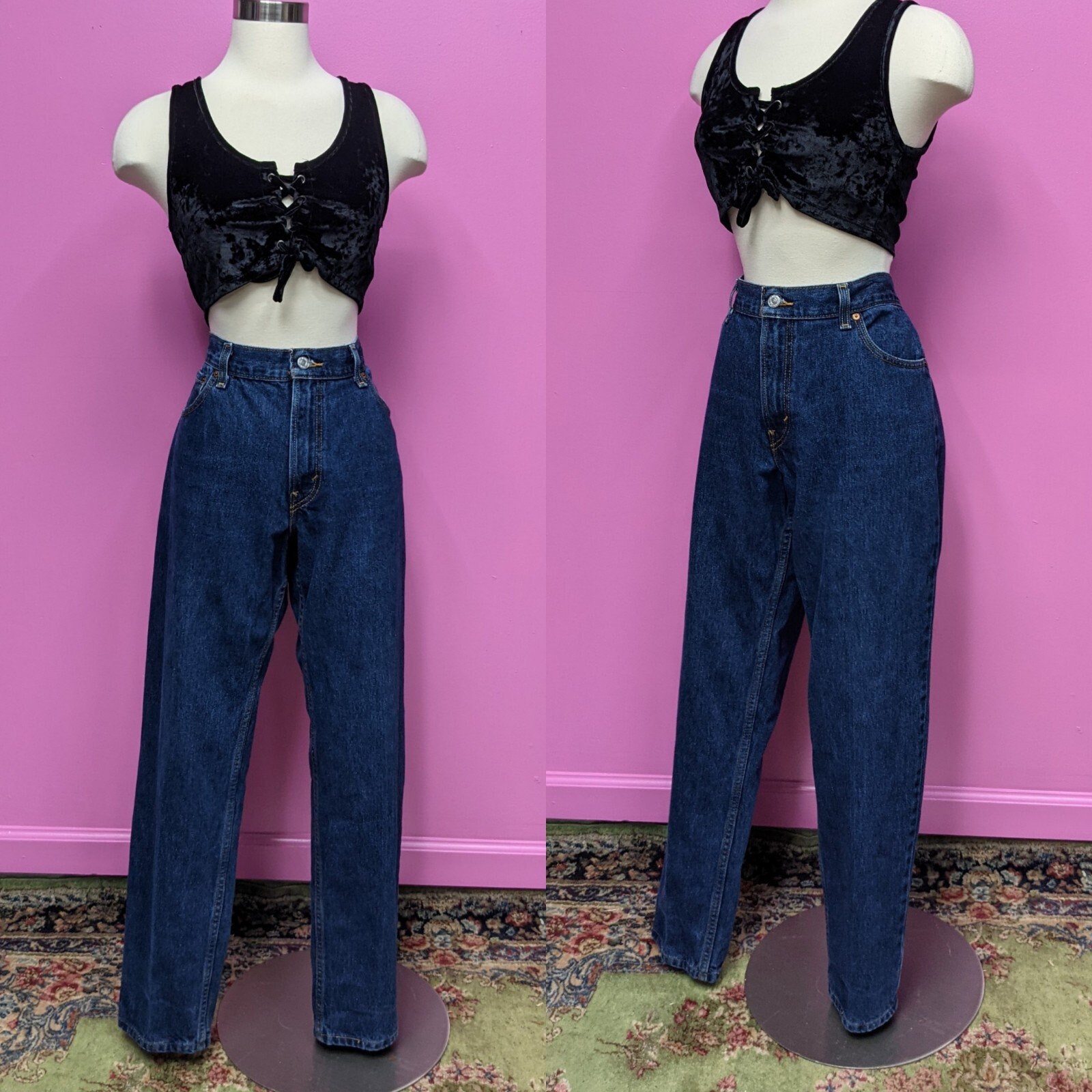Vintage Levi's 550 Relaxed Fit Denim Jeans/size 12/high - Etsy Australia