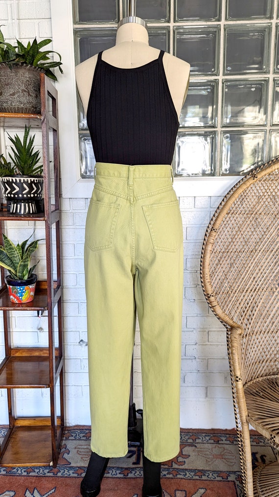 NY Jeans/90's Chartreuse Green Jeans/32" Waist/Si… - image 3