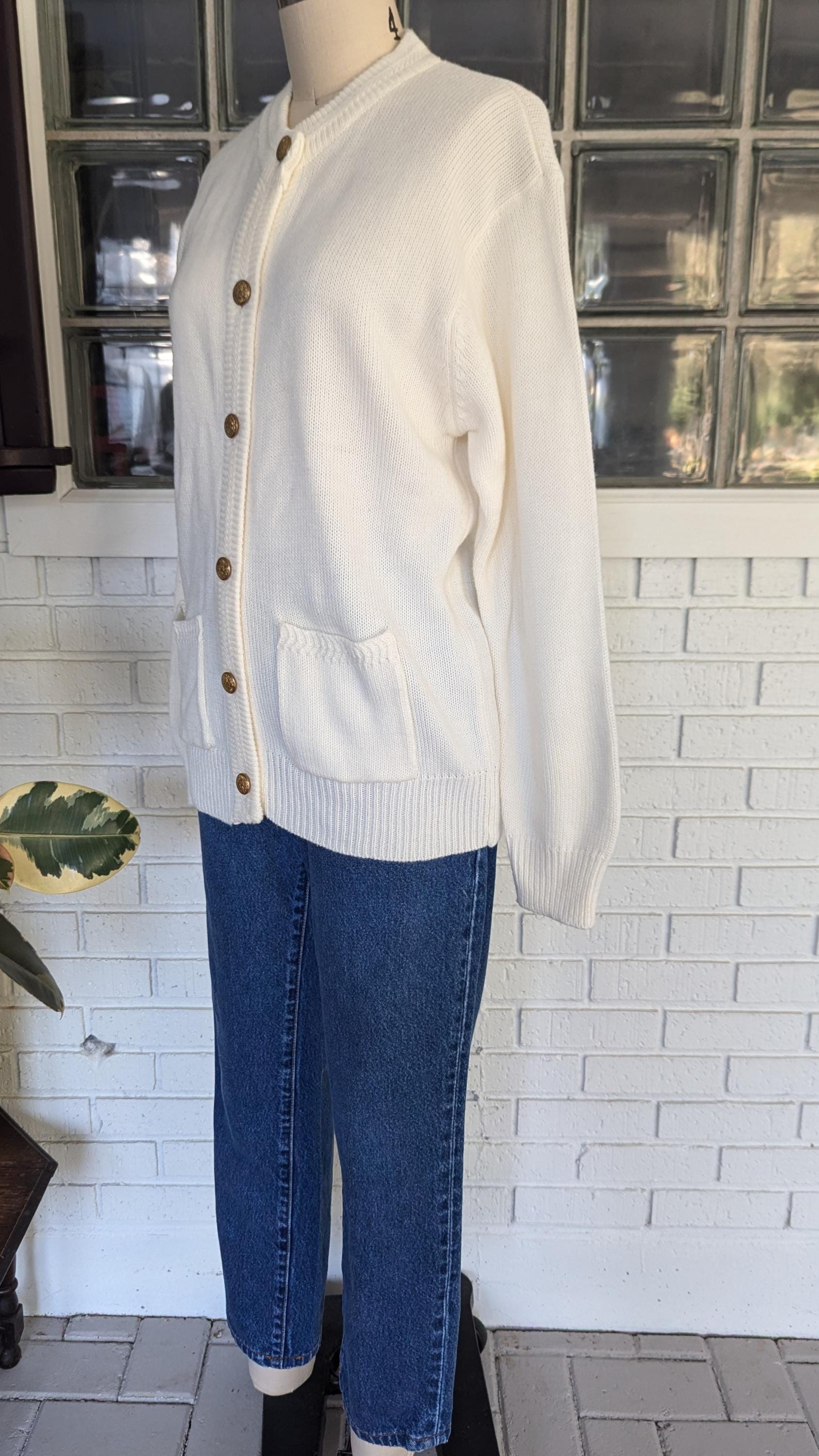 カーディガン vegetable / cream cardigan Beige Harvest Cardigan | Colourful Fruits & Veggies Knit – Cardi Craze