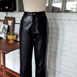 パンツ 90s vintage black leather straight pant 楽天市場】90s ヴィンテージ STREETLEGAL レザー パンツ 古着