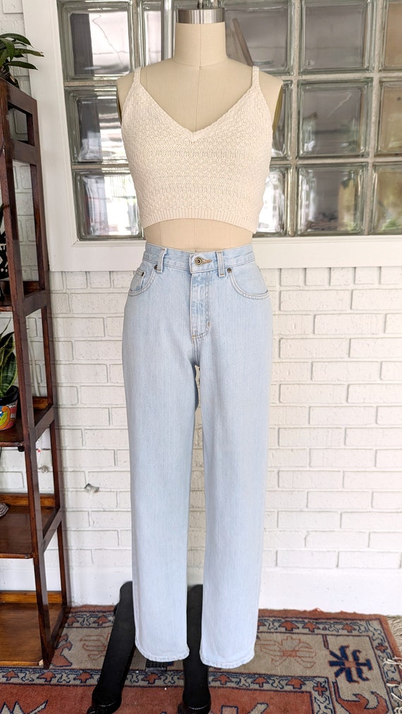 Liz Claiborne/Light Wash Denim Jeans/29" Waist/Si… - image 5