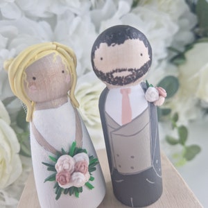Wooden Wedding Cake Topper, Customised to your Theme