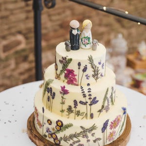Hölzerne Hochzeitstorte Topper, Personalisiert, Nach Maß