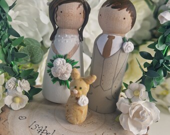 Wooden Wedding Cake Topper, Customised to your Theme