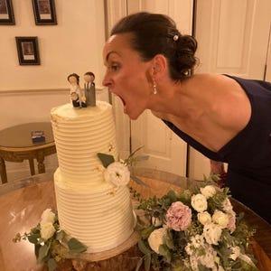 Hölzerne Hochzeitstorte Topper, Personalisiert, Nach Maß