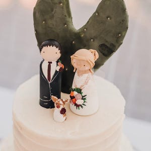 Hölzerne Hochzeitstorte Topper, Personalisiert, Nach Maß