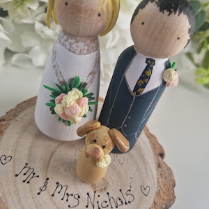 Wooden Wedding Cake Topper, Customised to your Theme