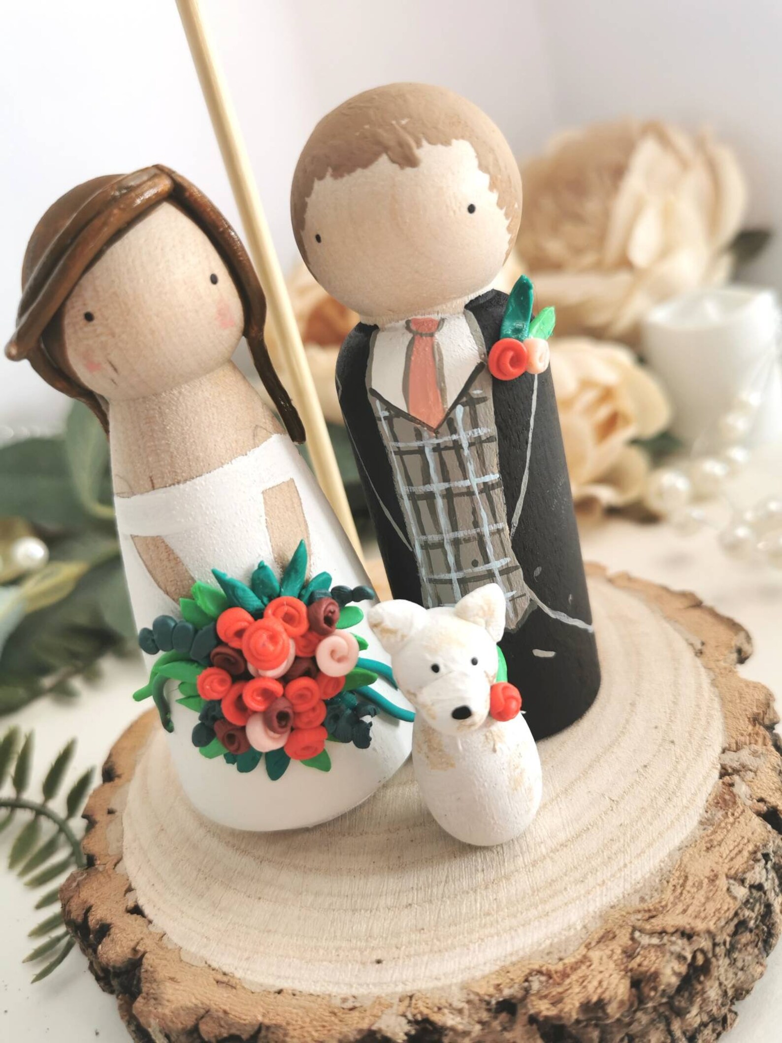 Personalised Wooden Wedding Cake Toppers | Etsy