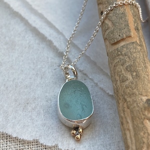 Sea Glass Pendant | Cluster Pendant