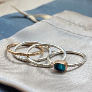 Anello in vetro di mare / Anello in vetro di mare Figet