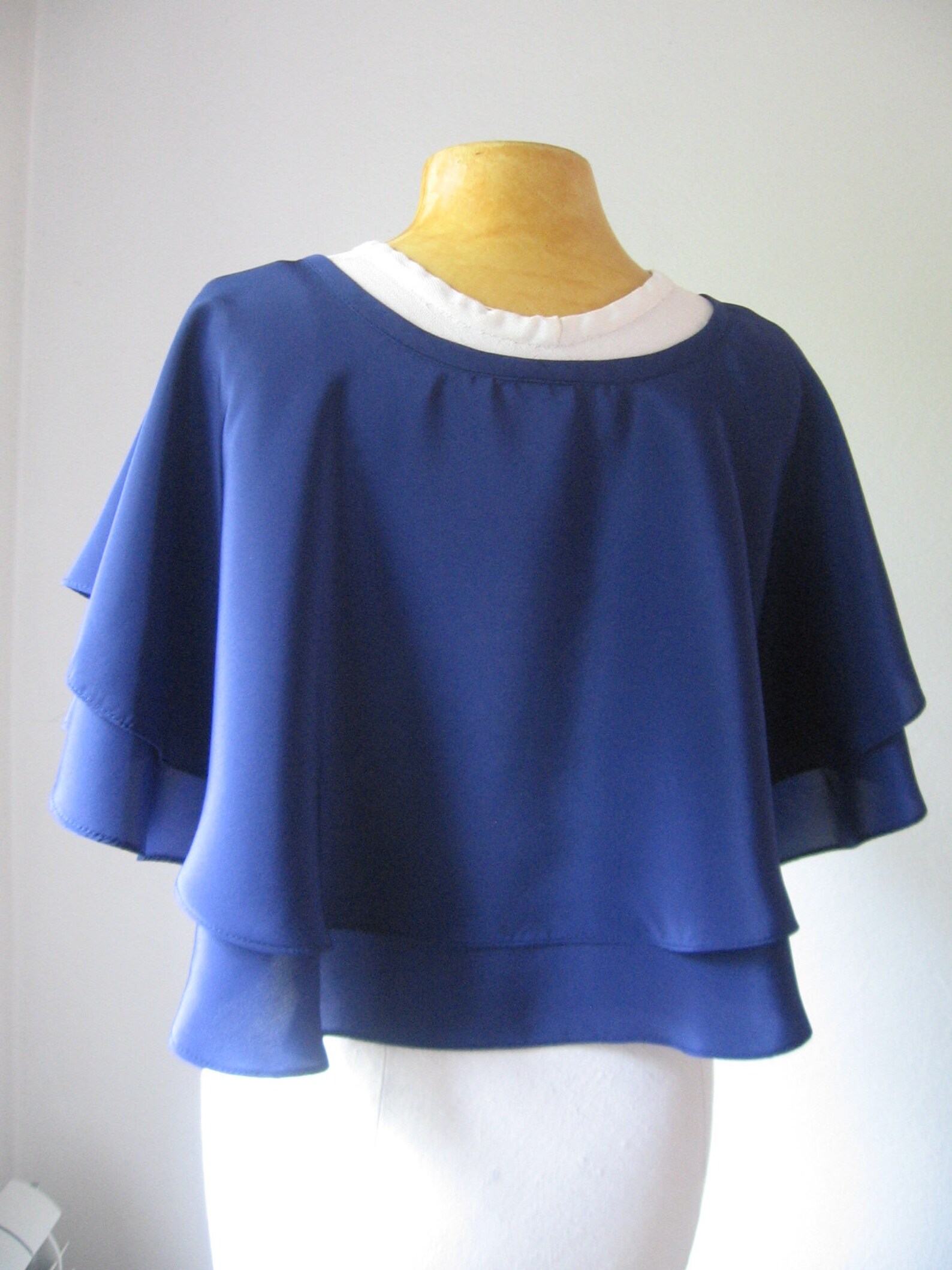 Bridal Cape Bridal capelet Navy Blue Capelet Dress Cover | Etsy