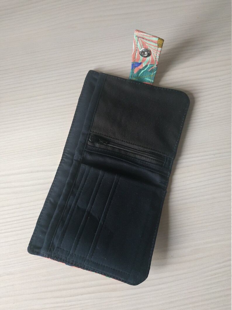 Wallet for Women Small Fabric Wallet Bifold Wallet Vegan Etsy