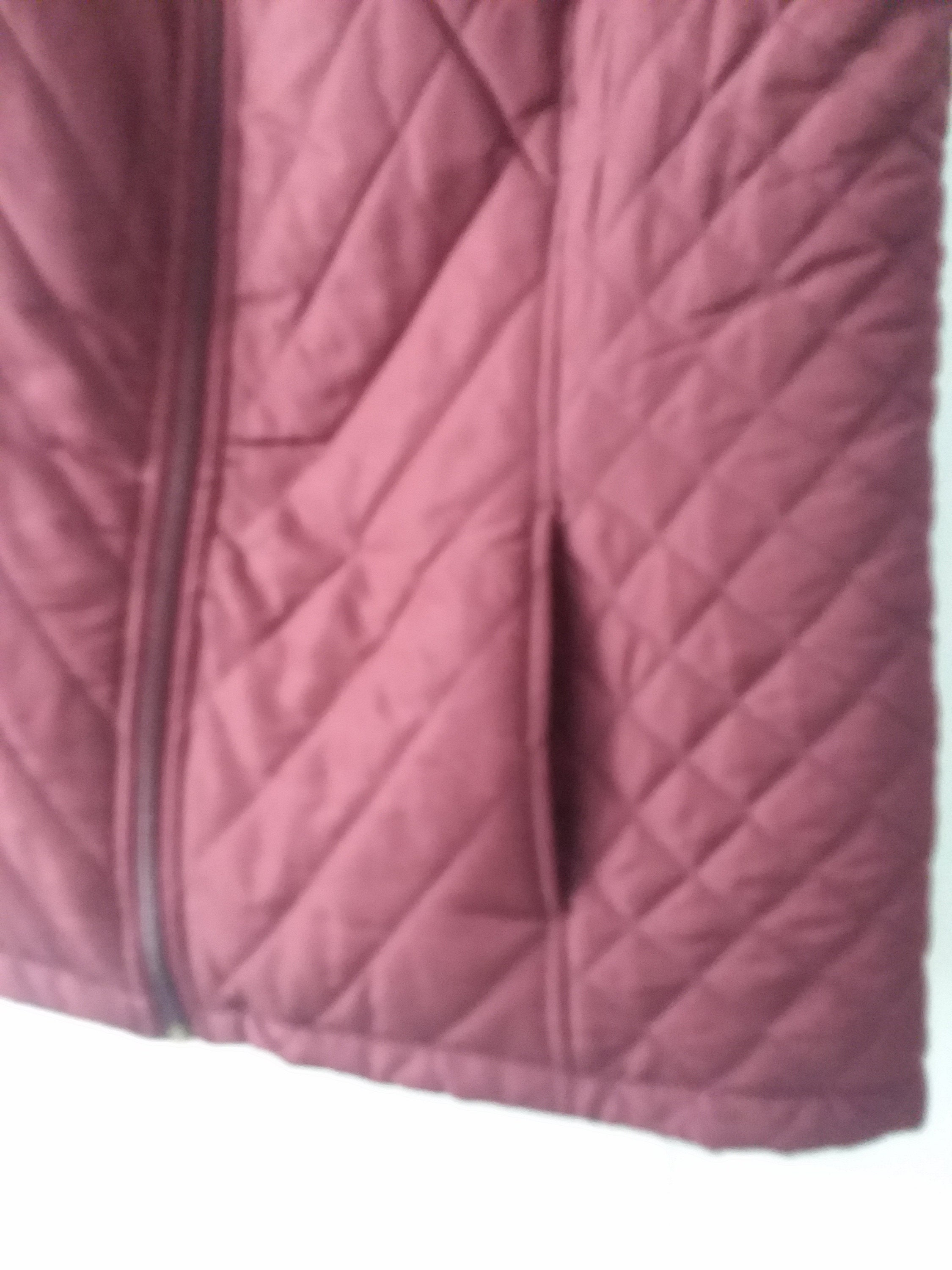 QVC Denim & Co. Quilted vest With Faux Fur Lining And Collar Etsy