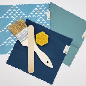 DIY Beeswax Food Wraps Minis Set | No Chemicals | No Plastic | Biodegradable