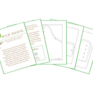 Newborn Pocket Cloth Diaper Sewing Pattern DIY