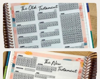 Bible Planner Stickers Designed for Erin Condren Vertical Life Planner