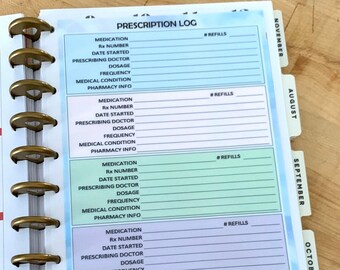 Printable Pet Medication Chart Pet Medication Log Cat | Etsy