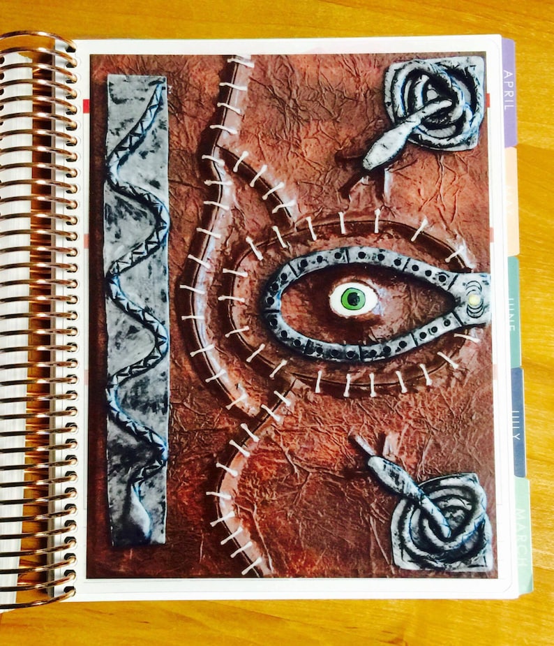 DASHBOARD Hocus Pocus Inspired Spell Book Halloween for use with Classic Happy Planner OR Erin Condren Life Planner/A5Coil/A5Ring image 1