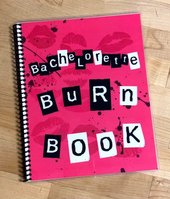 Personalized Mean Girls, Burn Book, Regina George, Cady Heron