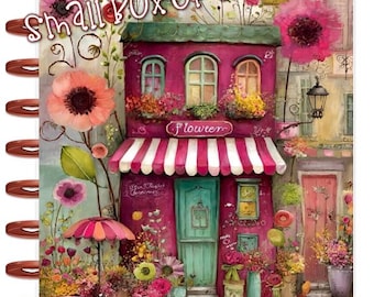 Front and Back Cover Set Flower Shoppe 4 use w Classic/MiniHappy Planner/TUL/Erin Condren (LP/A5Coil/A5Ring)/A5 Filofax~