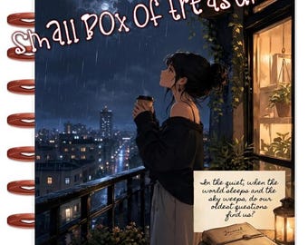 Front n Back Cover Set Quiet Pensive Rainy Night 4 use w Classic/MiniHappy Planner/TUL/Erin Condren (LP/A5Coil/A5Ring)/A5 Filofax~
