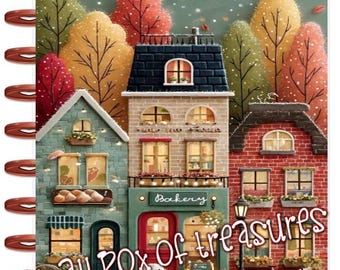 Front n Back Cover Set Fall Bakery use w Classic/MiniHappy Planner/TUL/Erin Condren (LP/A5Coil/A5Ring)/A5 Filofax~