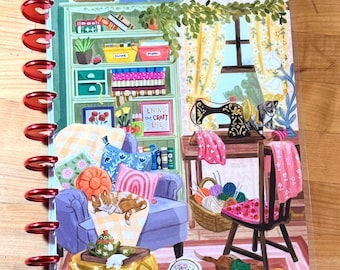 Front and Back Cover Set Creativity in Progress 4 use w Classic/MiniHappy Planner/TUL/Erin Condren (LP/A5Coil/A5Ring)/A5 Filofax~