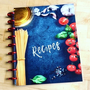 Front & Back Cover Set Food Recipes 4 use w Classic/MiniHappy Planner/TUL/Erin Condren (LP/A5Coil/A5Ring)/A5 Filofax~