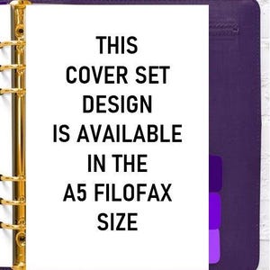Front & Back Cover Set Villain Princess 4 use w Classic/MiniHappy Planner/TUL/Erin Condren (LP/A5Coil/A5Ring)/A5 Filofax~ A5 Filofax