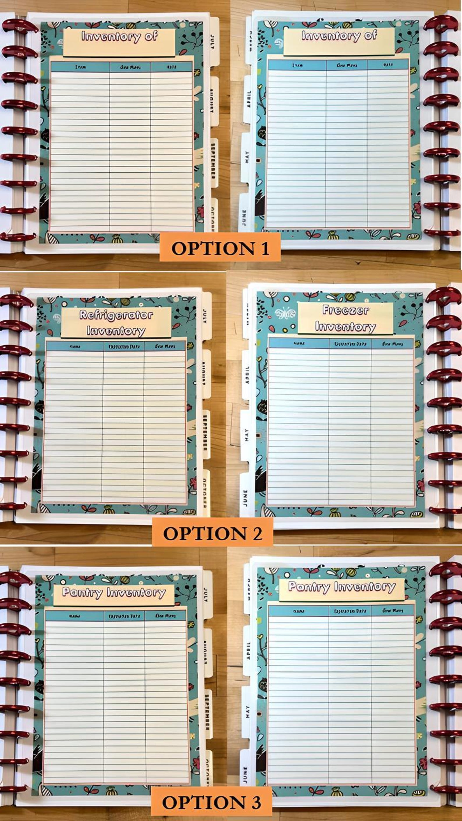 DASHBOARD for Inventory 4 Use W Classic/minihappy Planner/tul/erin ...