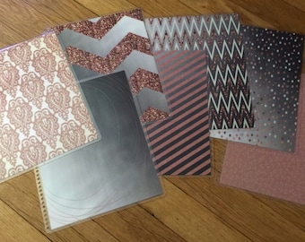 Front and Back Cover Set ROSE GOLD Collection for use with Happy Planner (Classic Size) Create 365 *me and my BIG ideas*