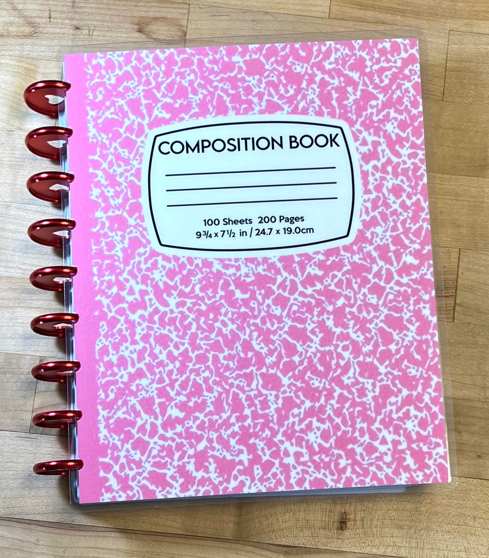 Mean Girls Burn Book Cover Set 4 use with Erin Condren A5 Coil Spiral  Planner