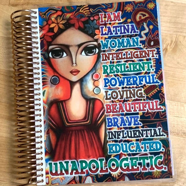 Front and Back Cover Set *Latina. Woman. Unapologetic.* for use with TUL/Arc (8 disc) Planner