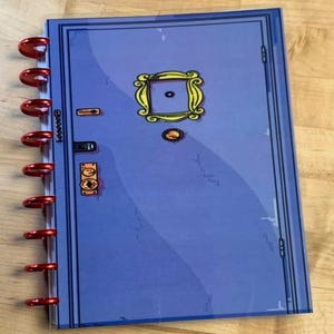 Front and Back Cover Set Friends Purple Door Inspired 4 use w Classic/MiniHappy Planner/TUL/Erin Condren (LP/A5Coil/A5Ring)/A5 Filofax~