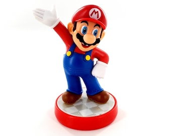 Figura Amiibo de Mario de la serie Super Mario Bros de Nintendo (suelta)