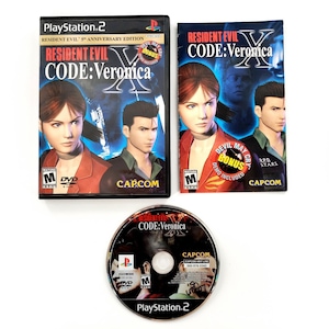 Resident Evil-Code Veronica X Sony PlayStation 2 Senza disco bonus Testato e funzionante