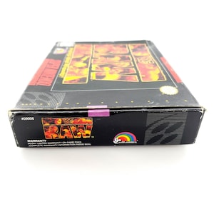WWF Raw (Super Nintendo Entertainment System, 1994) Authentic Complete w/ Poster image 10