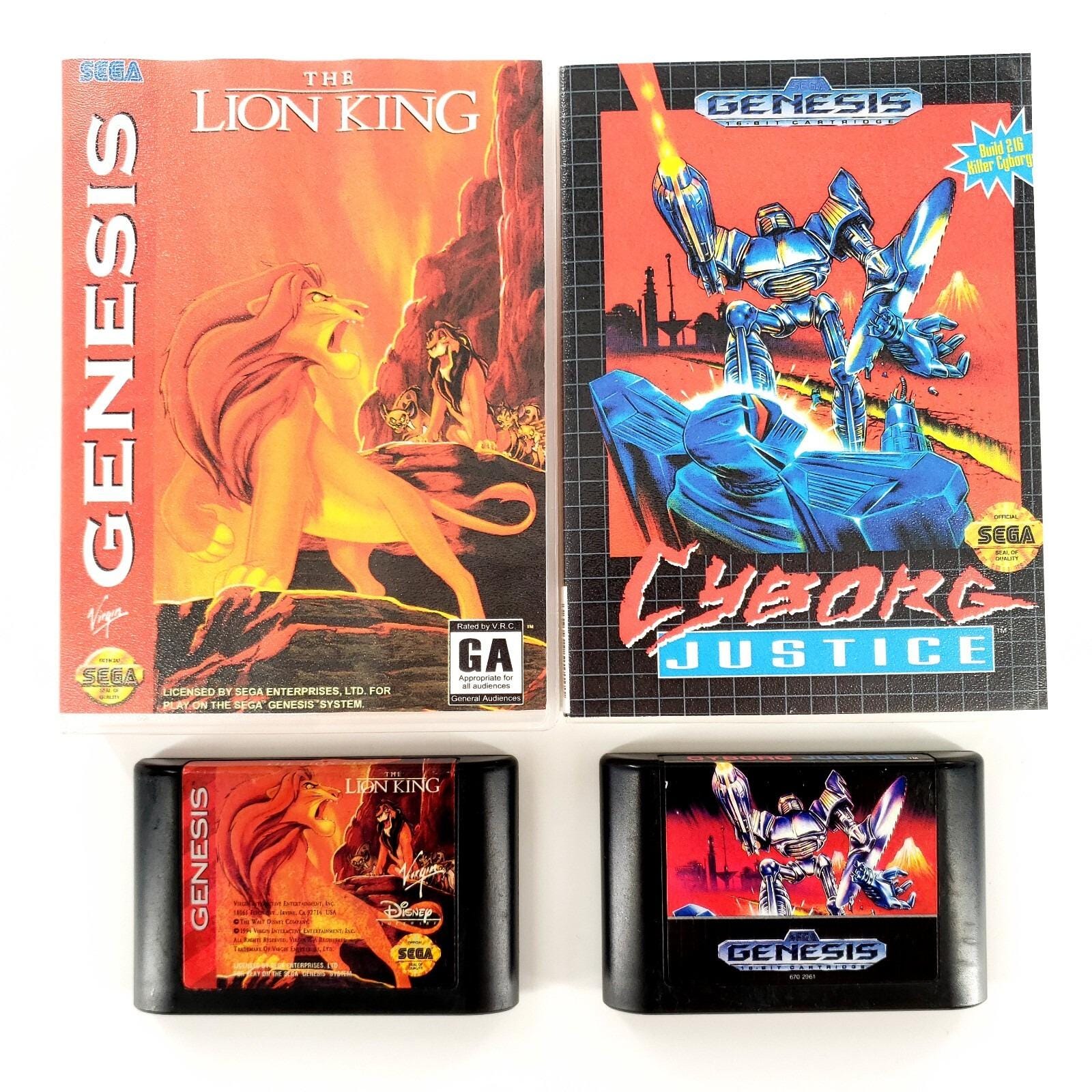 Le Roi Lion Sur Sega Master System - Édition Virgin 1994 - PAL - État Correct