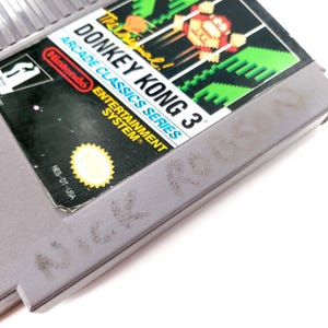 The Original Donkey Kong 3 Arcade Classics Series Nintendo NES Authentic Tested image 3