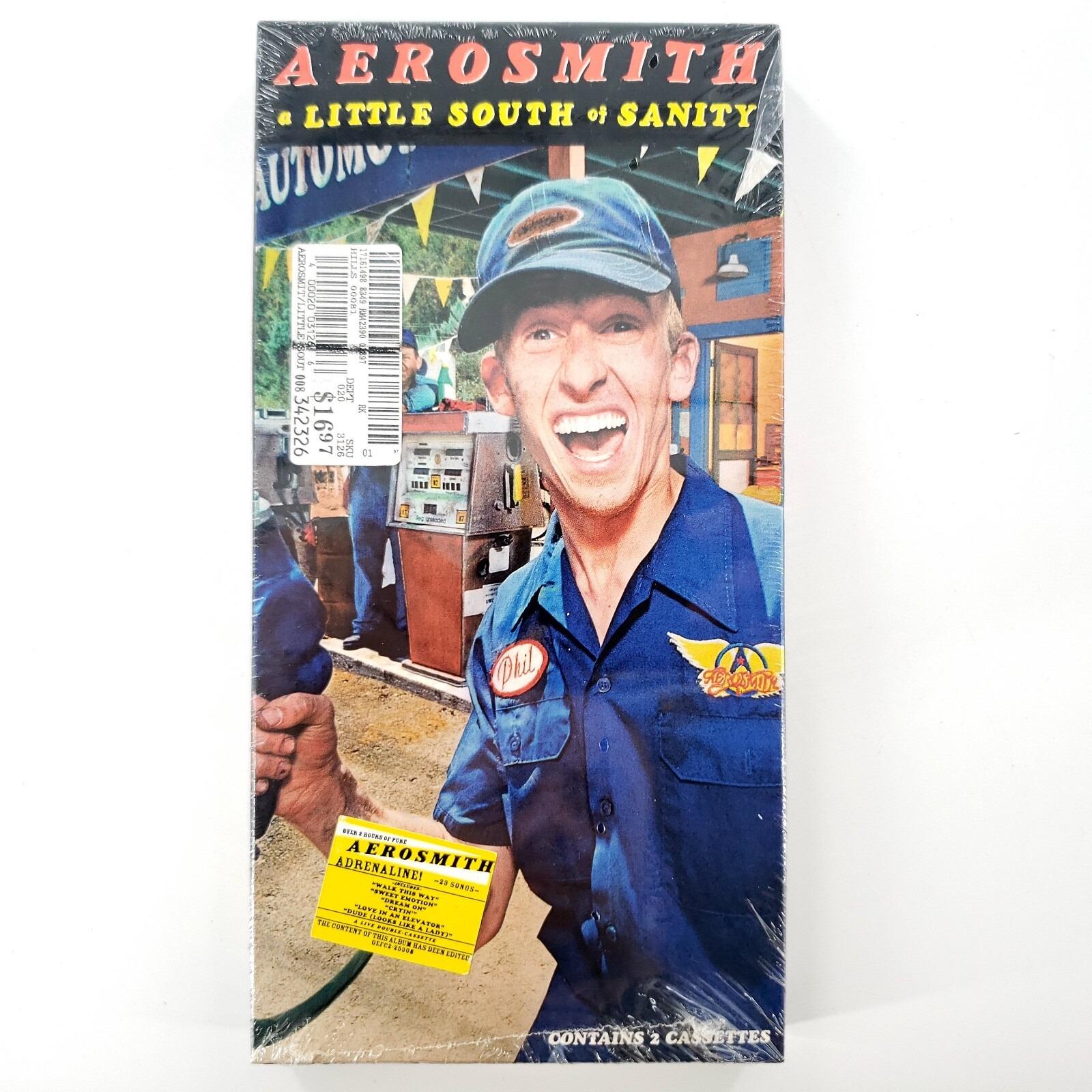 A Little South of Sanity by Aerosmith Longbox 2-cassettes 1998 