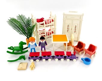 PLAYMOBIL vintage city 1900 belle époque homme tricycle bouquets 5400