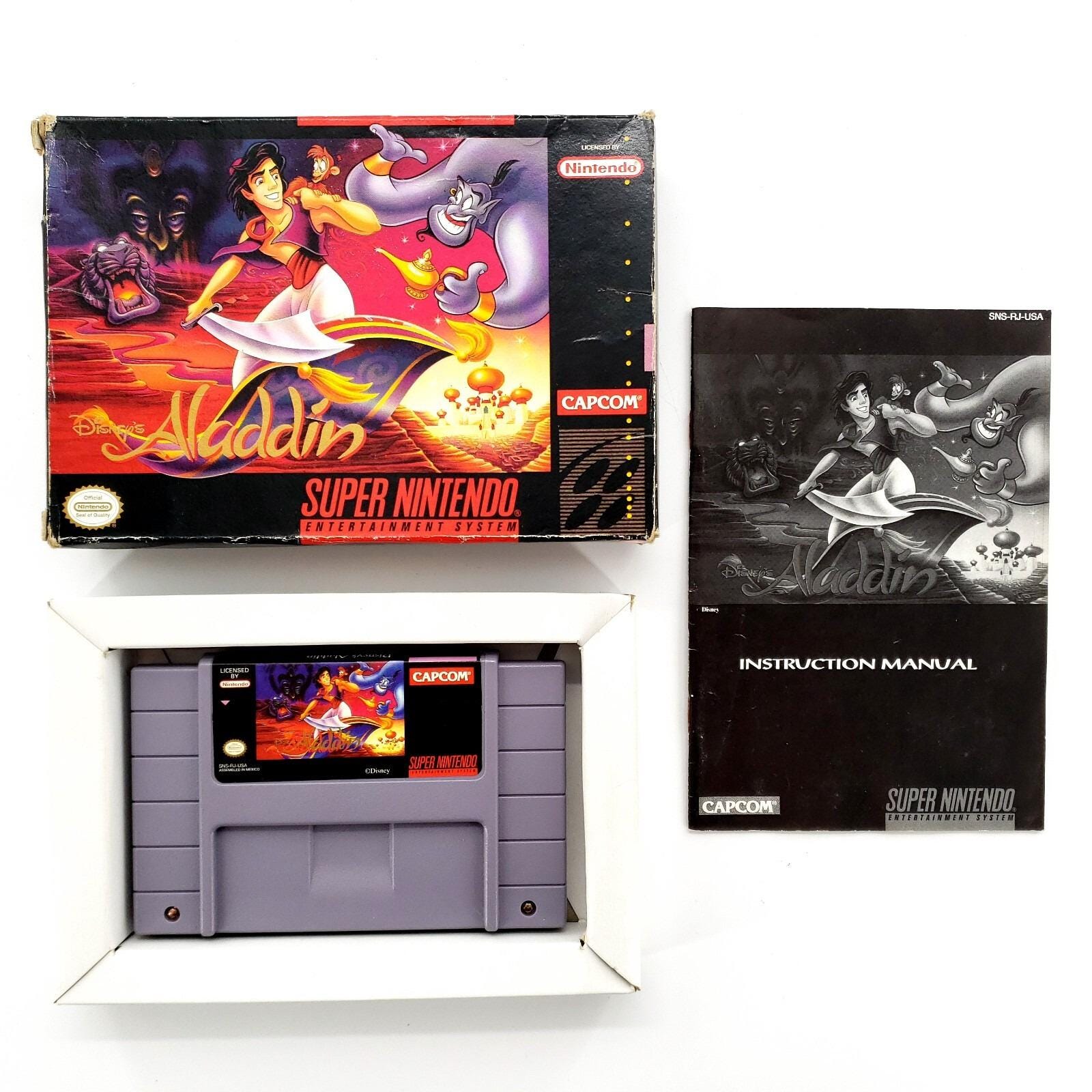 Disney's Aladdin (super Nintendo Entertainment System) Authentic