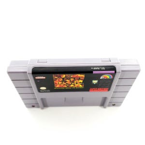 WWF Raw (Super Nintendo Entertainment System, 1994) Authentic Complete w/ Poster image 4