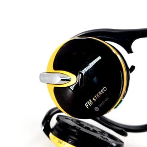 Sony SHR-M1 Synthesized FM Stereo Radio Headphones No Pads Tested & Works image 8