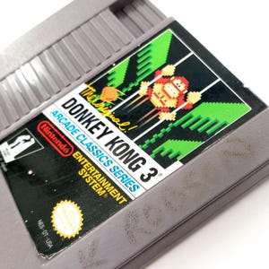 The Original Donkey Kong 3 Arcade Classics Series Nintendo NES Authentic Tested image 5
