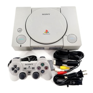 Sony PlayStation 1 Console SCPH-7501 w/ Controller No Games Tested & Works