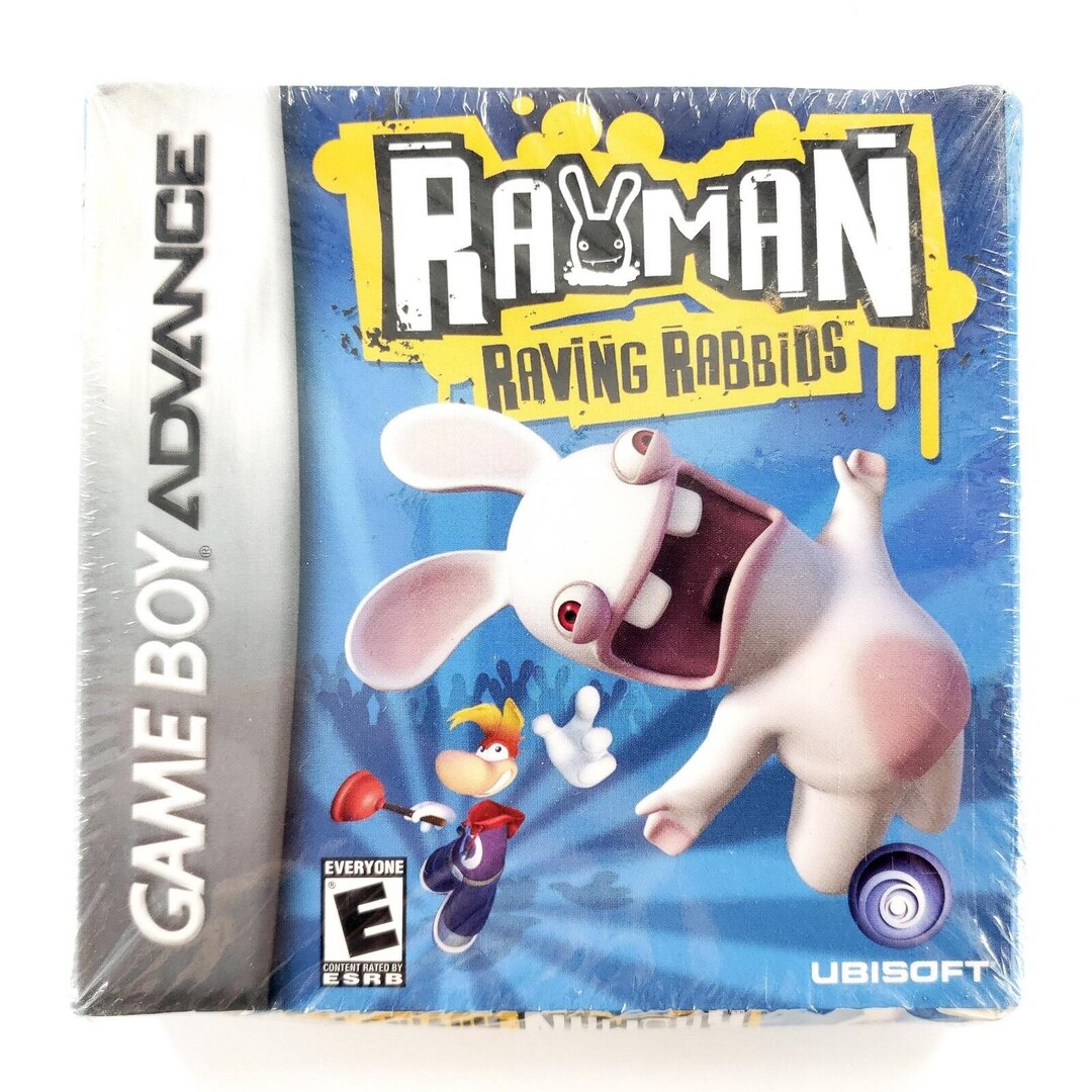 Rayman Raving Rabbids (nintendo Game Boy Advance) Crushed Box Brand New ...