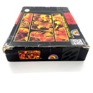 WWF Raw (Super Nintendo Entertainment System, 1994) Authentic Complete w/ Poster image 8