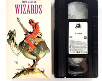 Wizards (VHS, 1993) A Ralph Baskshi Film w/ Slip Cover FoxVideo