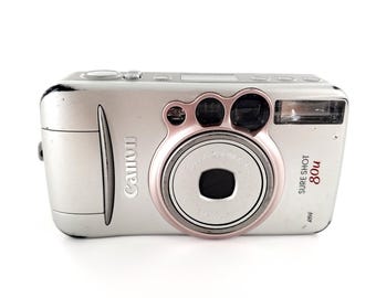 Canon Sure Shot 80U 35mm Point & Shoot Film Camera Film Tested  Works